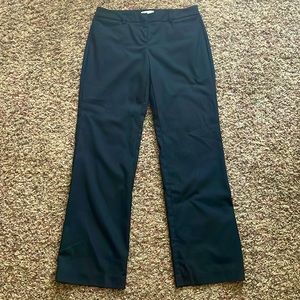 New York & Company stretch black pin stripe dress pants size 4